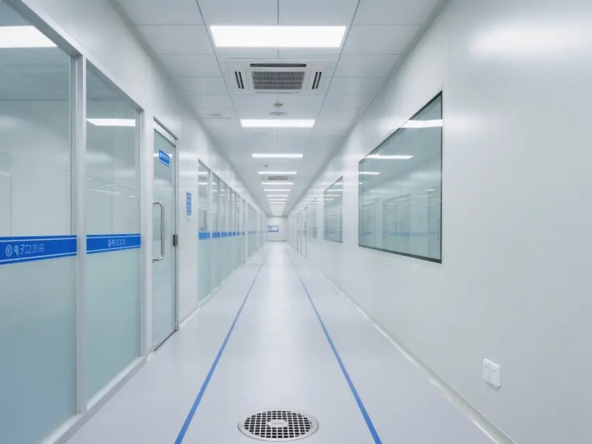 4000平合肥電子廠萬級潔凈車間裝修工程