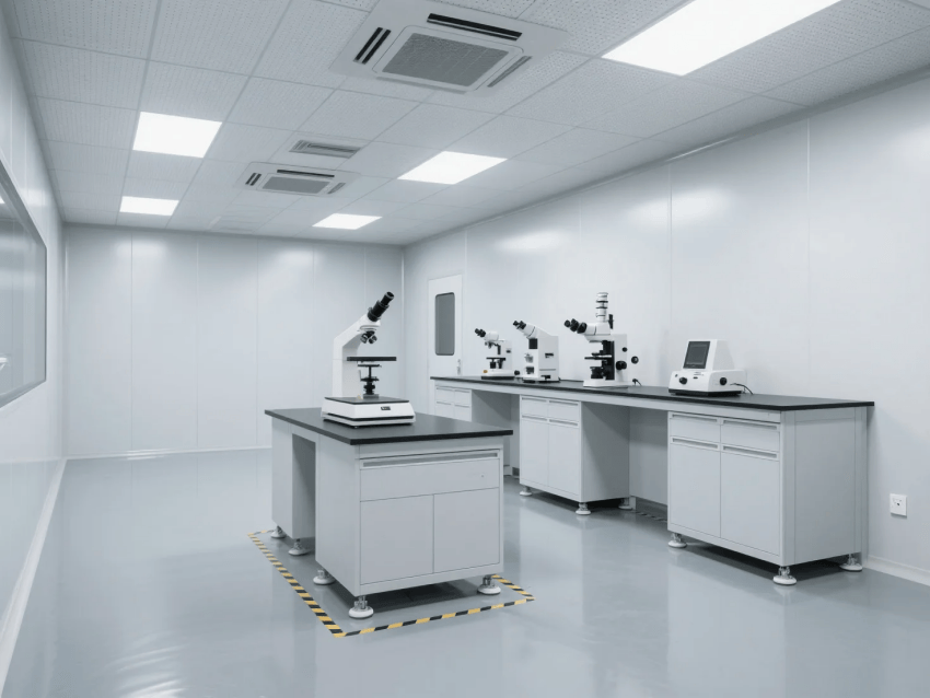 淮南1200平恒溫恒濕實(shí)驗(yàn)室裝修效果分享