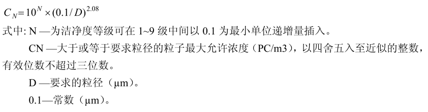 潔凈室潔凈度的等級標準 潔凈室潔凈度的等級標準